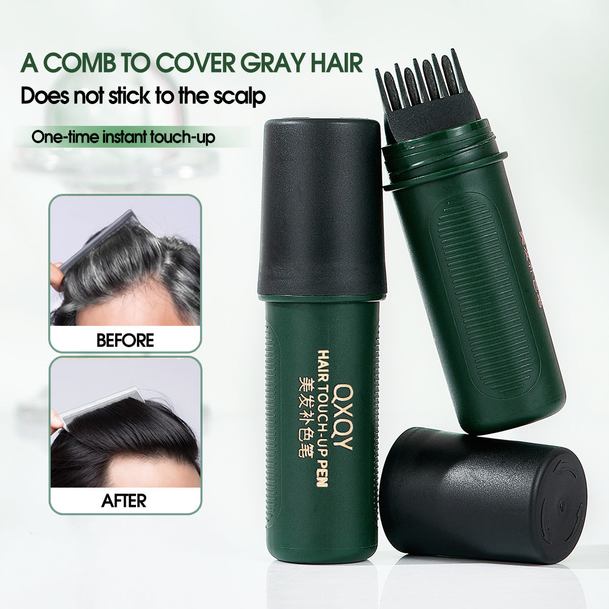 2-in-1 Hair Color Touch-Up Stick with Comb