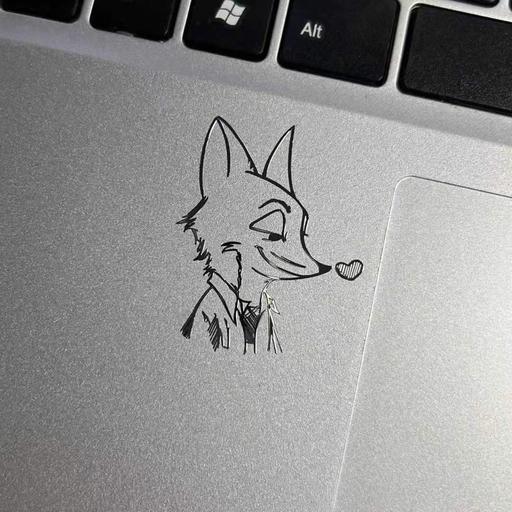 3D Animal Crossing Metallic Stickers