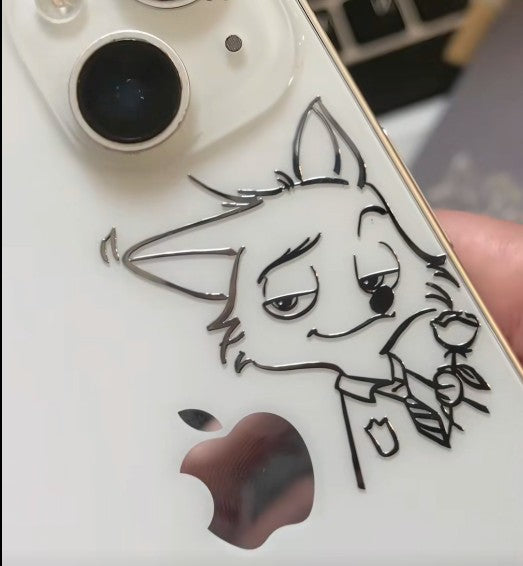 3D Animal Crossing Metallic Stickers